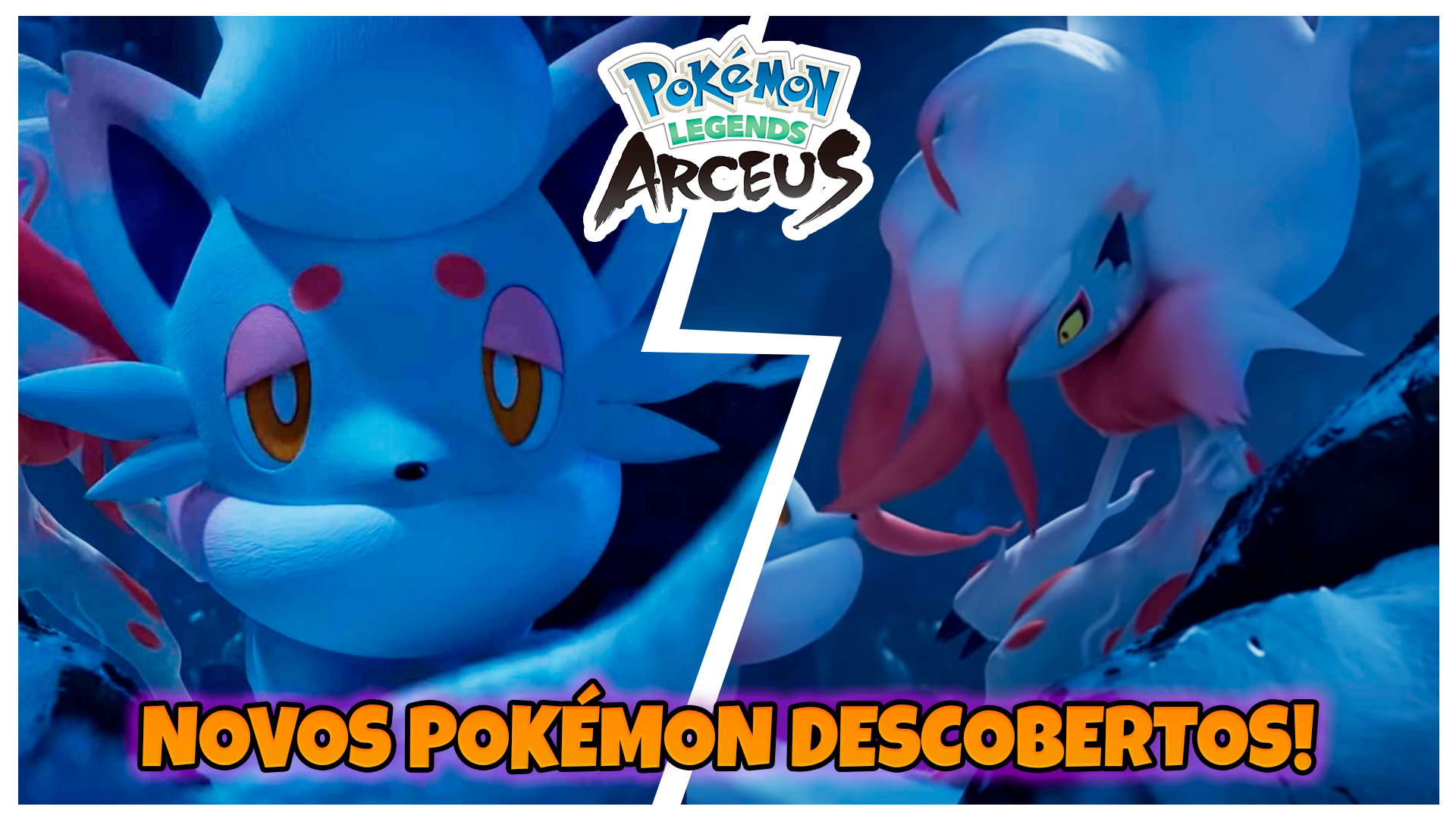 Novos Pokémon de Pokémon Legends: Arceus