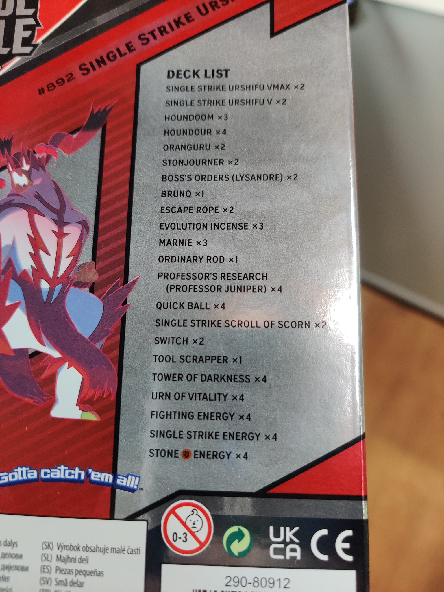 Saiu a Lista de Cartas do Baralho Batalha de Liga Urshifu VMAX – Deck List  – Se Liga Pokémon